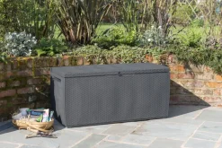 Brico Opbergboxen Tuin-Keter Kussenbox Capri Antraciet 123X57Cm