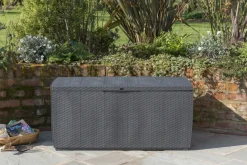 Brico Opbergboxen Tuin-Keter Kussenbox Capri Antraciet 123X57Cm