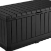 Brico Opbergboxen Tuin-Keter Kussenbox Kentwood Kunststof Antraciet 350L
