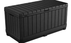 Brico Opbergboxen Tuin-Keter Kussenbox Kentwood Kunststof Antraciet 350L