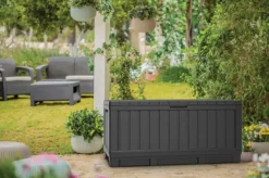 Brico Opbergboxen Tuin-Keter Kussenbox Kentwood Kunststof Antraciet 350L