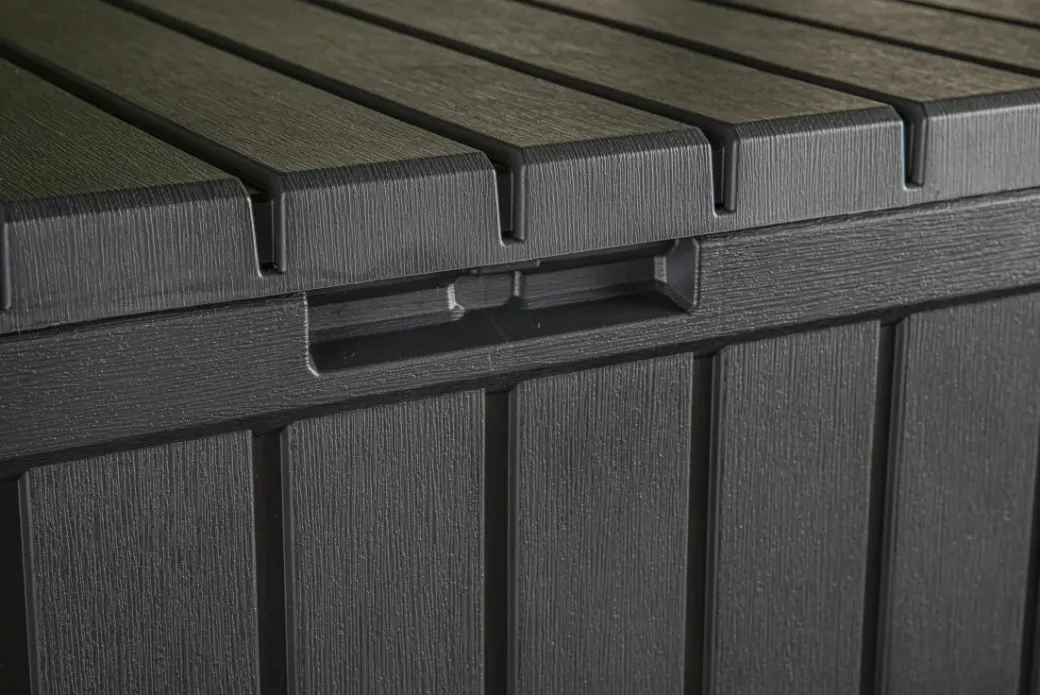 Brico Opbergboxen Tuin-Keter Kussenbox Kentwood Kunststof Antraciet 350L