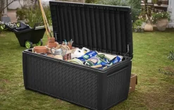 Brico Opbergboxen Tuin-Keter Kussenbox Sumatra Antraciet 145X64Cm
