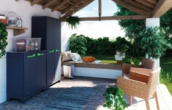 Keter Lage Kast Moby Antraciet|Brico New