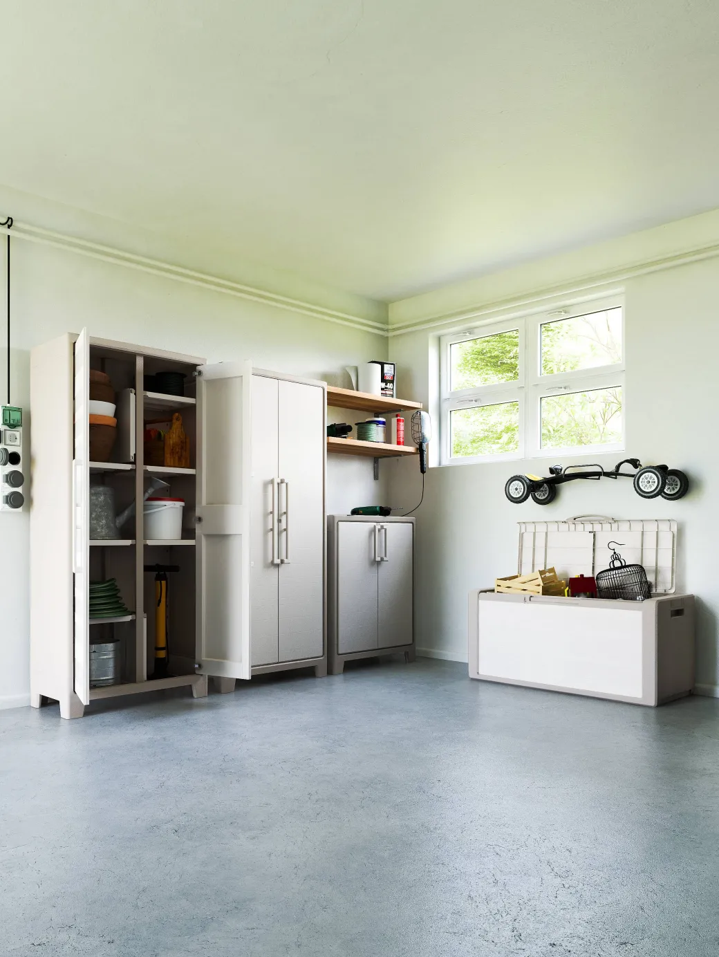Keter Multispace Kast Guilliver 80X182Cm Zand/Beige|Brico Clearance