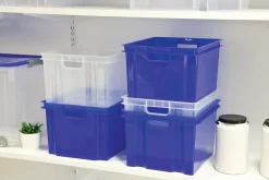 Keter Opbergbox Crownest Laserblauw 30L|Brico Discount
