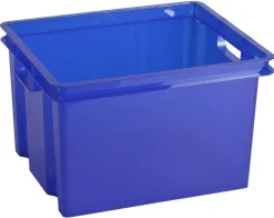 Keter Opbergbox Crownest Laserblauw 30L|Brico Discount