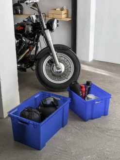 Keter Opbergbox Crownest Pvc Laserblauw 50L|Brico Best