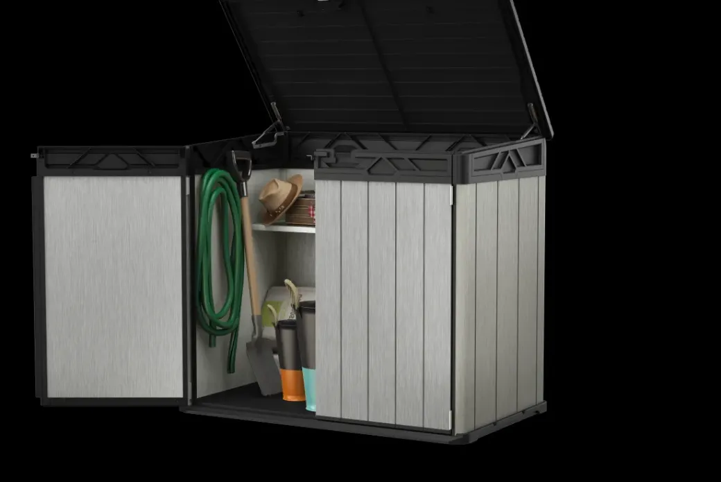 Brico Opbergboxen Tuin-Keter Opbergkast Elite Store Antraciet 123,5X82Cm
