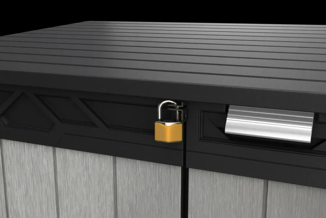 Brico Opbergboxen Tuin-Keter Opbergkast Elite Store Antraciet 123,5X82Cm