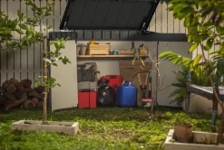 Brico Opbergboxen Tuin-Keter Opbergkast Elite Store Antraciet 123,5X82Cm