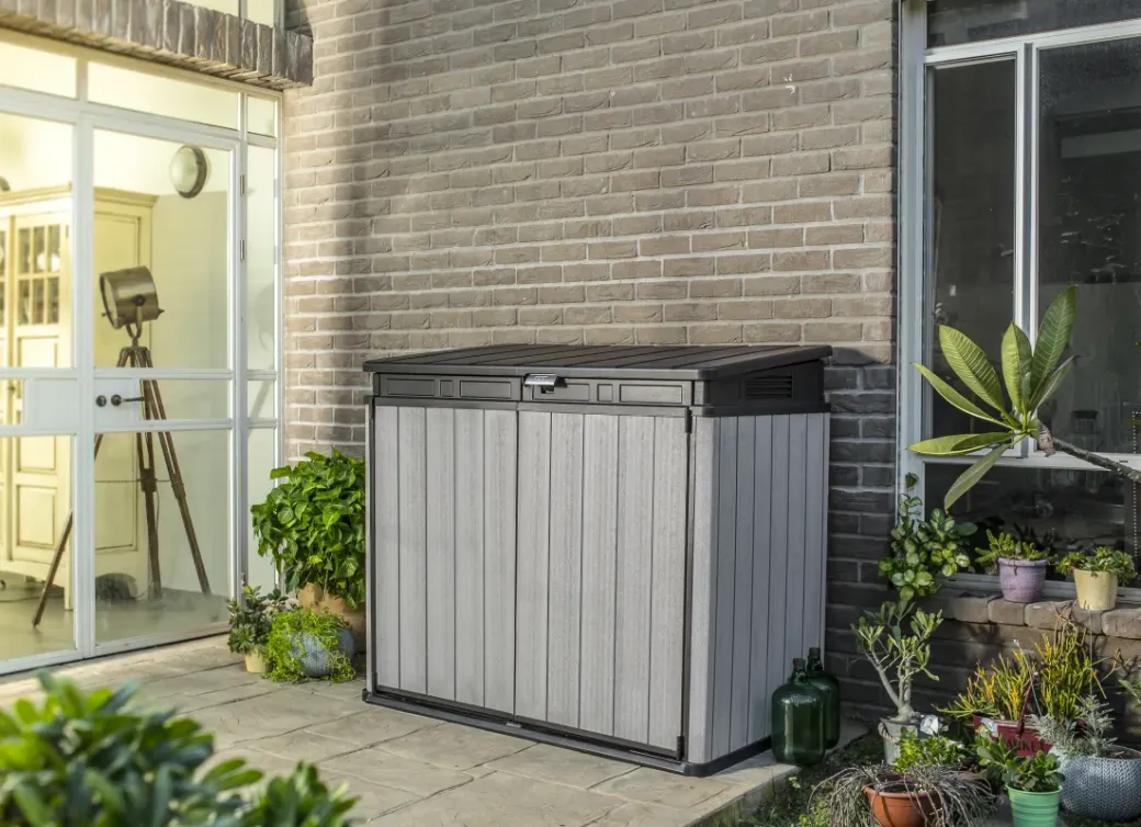 Brico Opbergboxen Tuin-Keter Opbergkast Elite Store Antraciet 123,5X82Cm