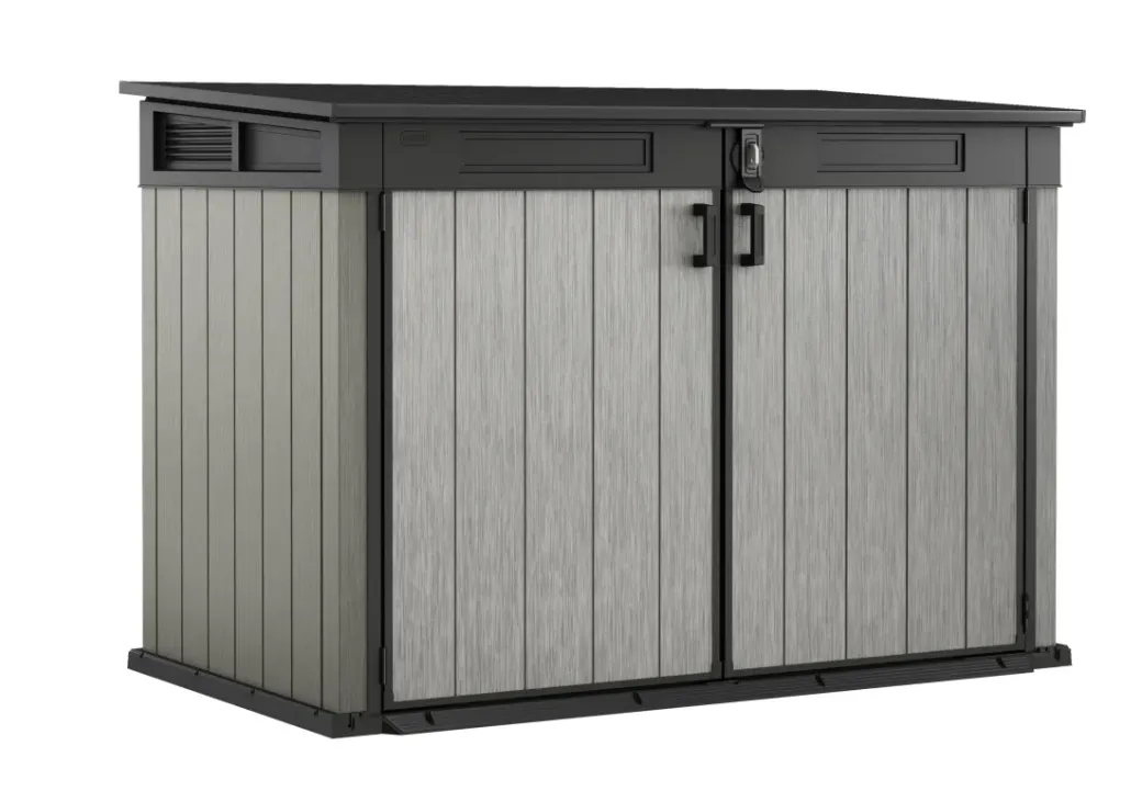 Brico Opbergboxen Tuin-Keter Opbergkast Grande Store Grijs 190X110Cm