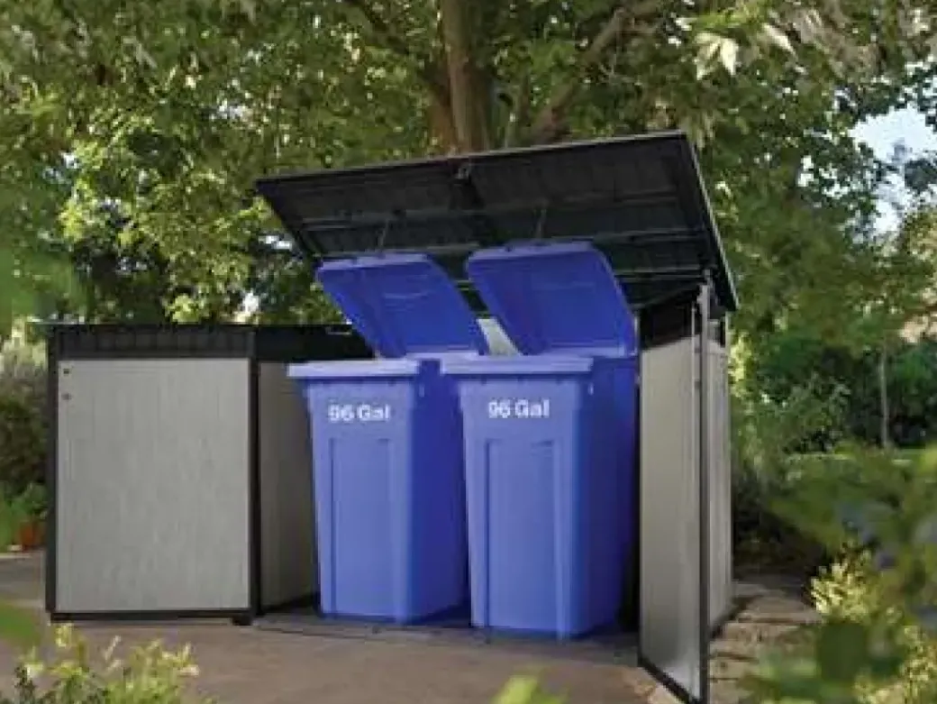 Brico Opbergboxen Tuin-Keter Opbergkast Grande Store Grijs 190X110Cm