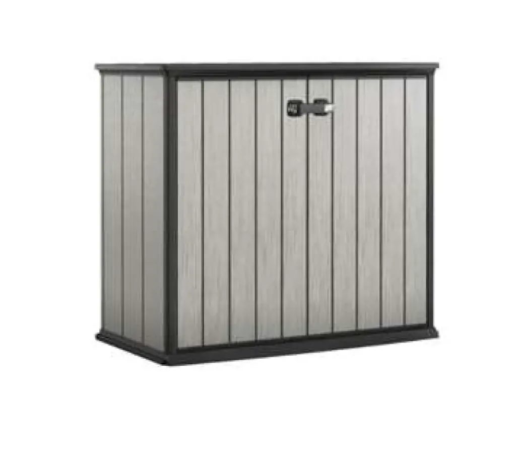 Brico Opbergboxen Tuin-Keter Opbergkast Patio Store Grijs 139,5X120Cm