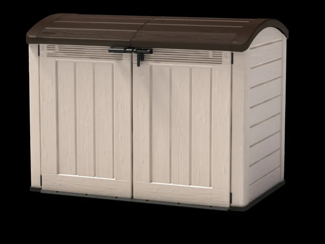 Brico Opbergboxen Tuin-Keter Opbergkast Store It Out Ultra Beige/Bruin 177X113Cm