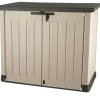 Brico Opbergboxen Tuin-Keter Opbergkast Store It Out Max Beige/Bruin 146X125Cm