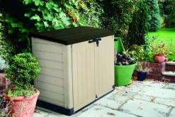 Brico Opbergboxen Tuin-Keter Opbergkast Store It Out Max Beige/Bruin 146X125Cm