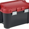 Keter Opbergkoffer Totem Pvc Zwart Rood 60L|Brico Online