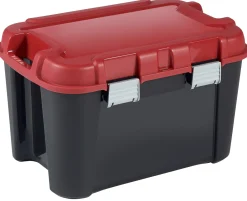 Keter Opbergkoffer Totem Pvc Zwart Rood 60L|Brico Online