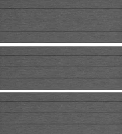 Brico Tuinschermen En Poorten-Keter Paneel Duotech Marly Grijs 180X60Cm 3 Stuks