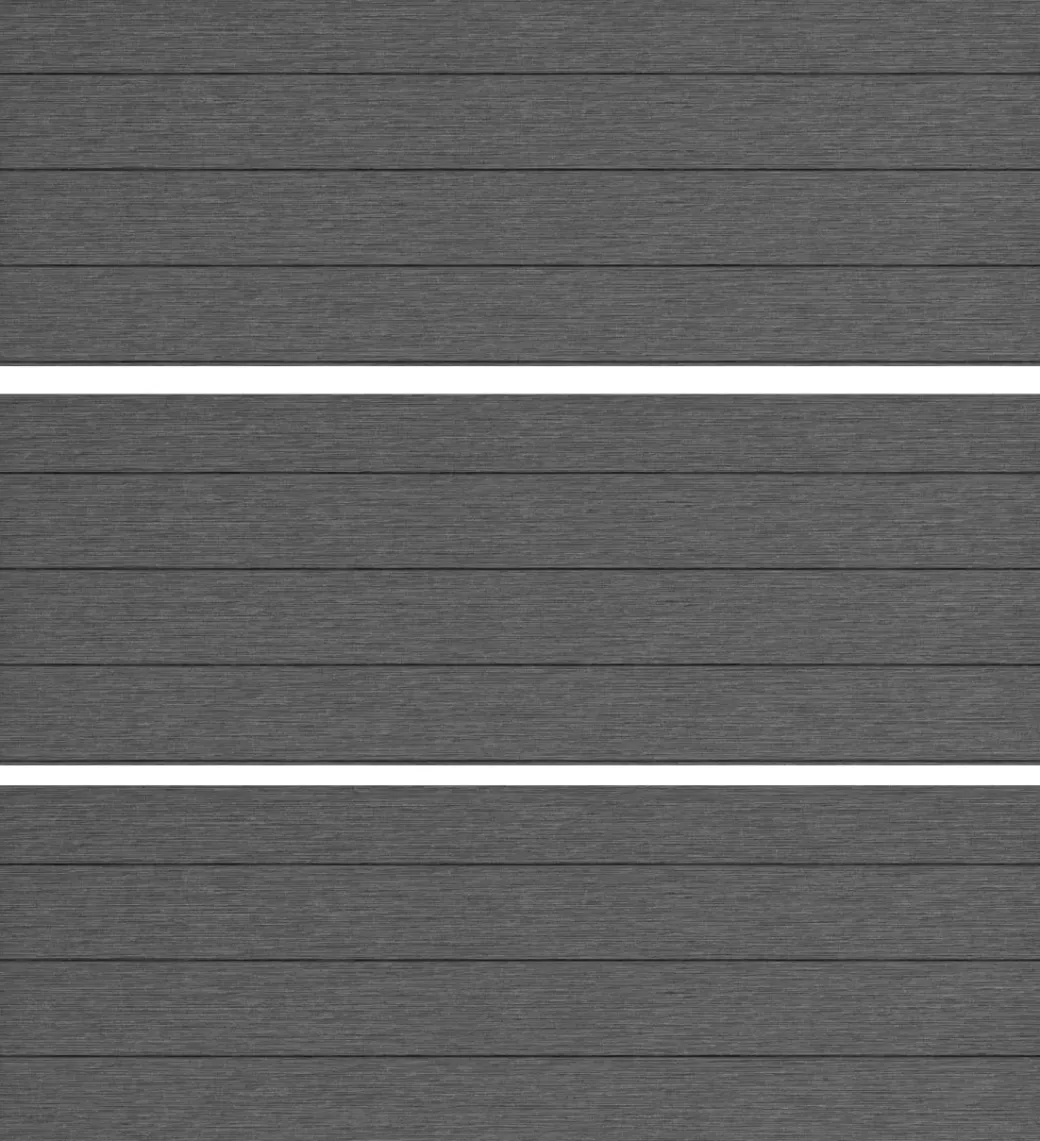 Brico Tuinschermen En Poorten-Keter Paneel Duotech Marly Grijs 180X60Cm 3 Stuks