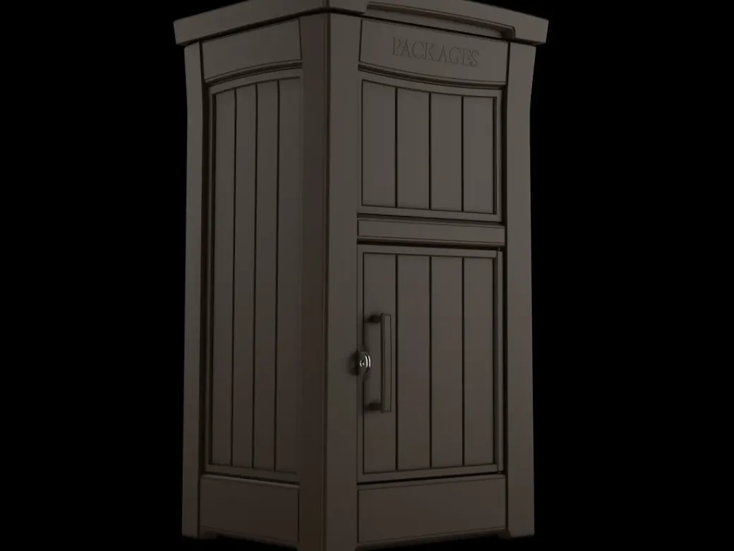 Brico Opbergboxen Tuin-Keter Parcelbox Zwart 53X62Cm
