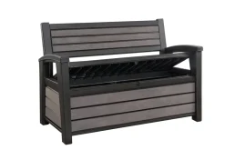 Brico Tuinbanken-Keter Tuinbank Hudson Opberg Grijs 260L