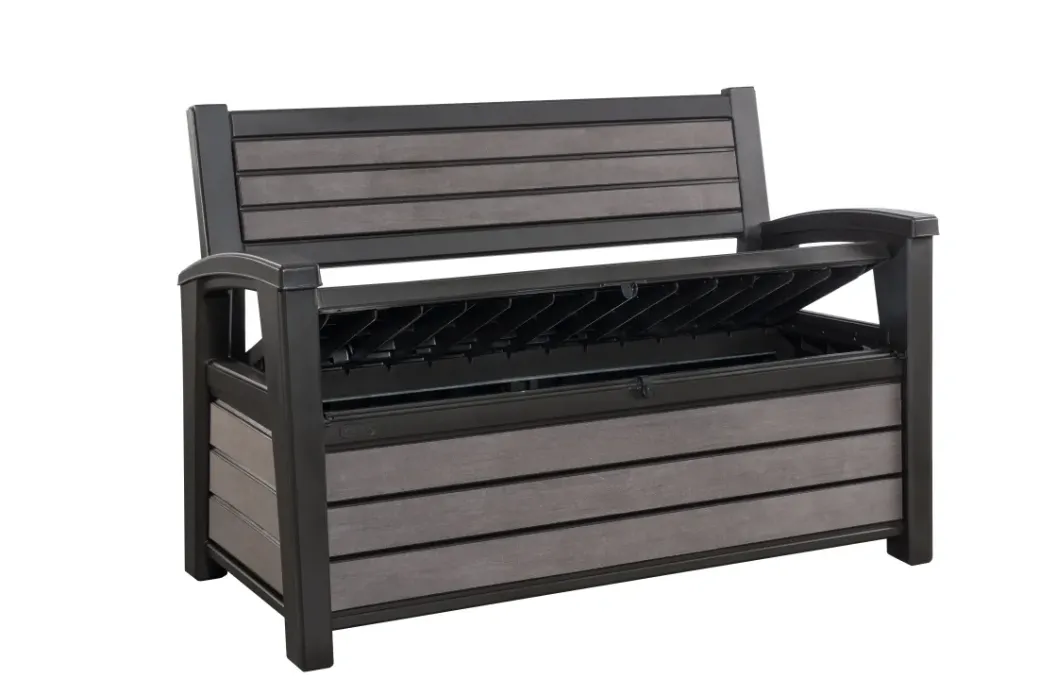 Brico Tuinbanken-Keter Tuinbank Hudson Opberg Grijs 260L