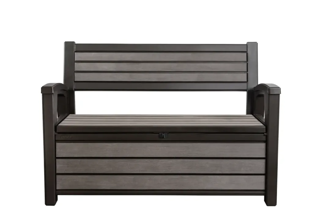 Brico Tuinbanken-Keter Tuinbank Hudson Opberg Grijs 260L