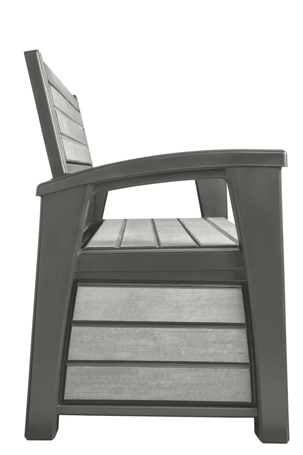 Brico Tuinbanken-Keter Tuinbank Hudson Opberg Grijs 260L