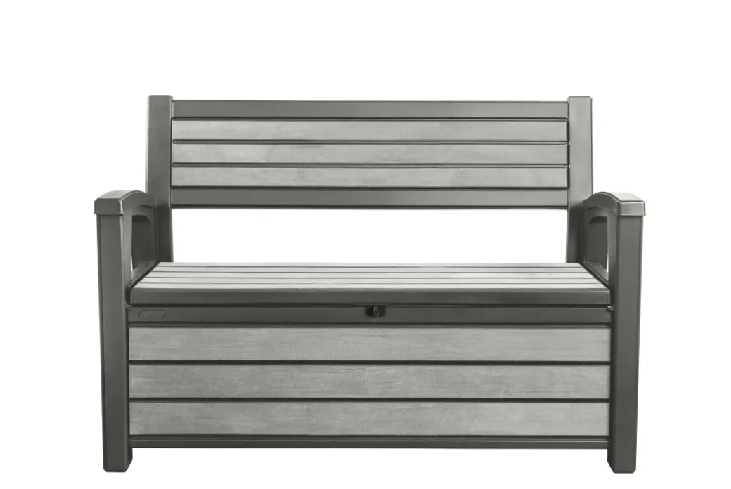 Brico Tuinbanken-Keter Tuinbank Hudson Opberg Grijs 260L