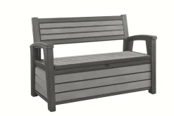 Brico Tuinbanken-Keter Tuinbank Hudson Opberg Grijs 260L