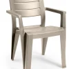 Brico Tuinstoelen-Keter Tuinstoel Julie Cappuccino 61,5X58,5X79Cm
