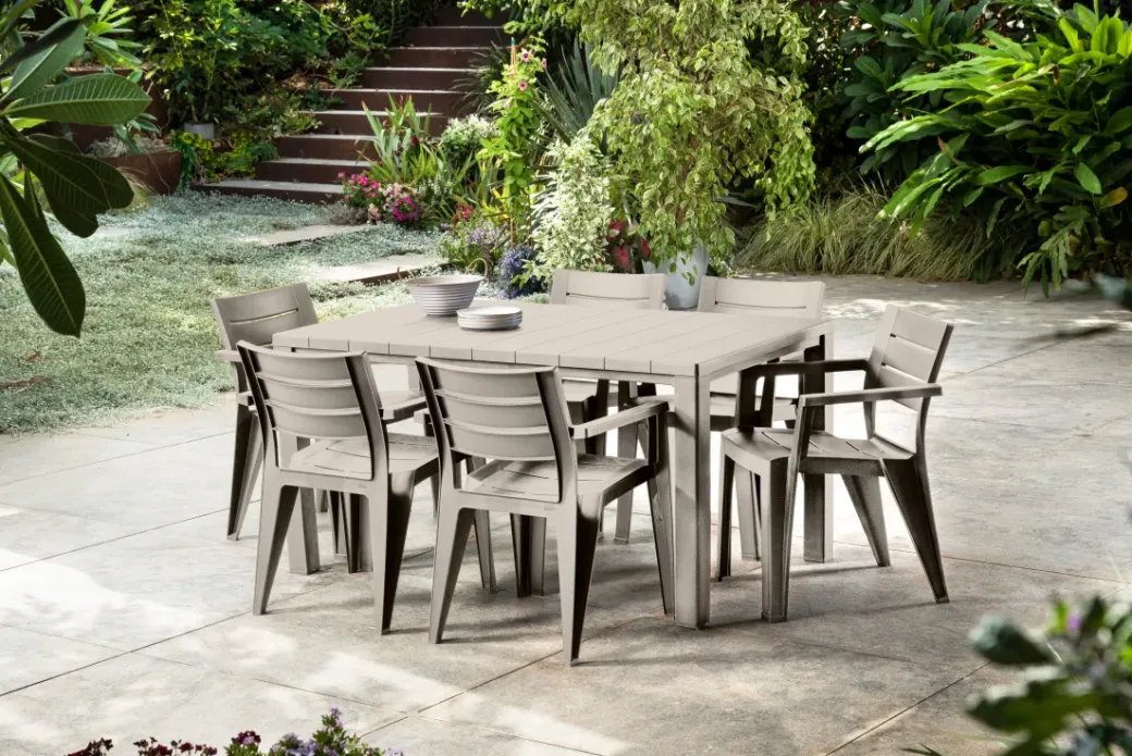 Brico Tuinstoelen-Keter Tuinstoel Julie Cappuccino 61,5X58,5X79Cm