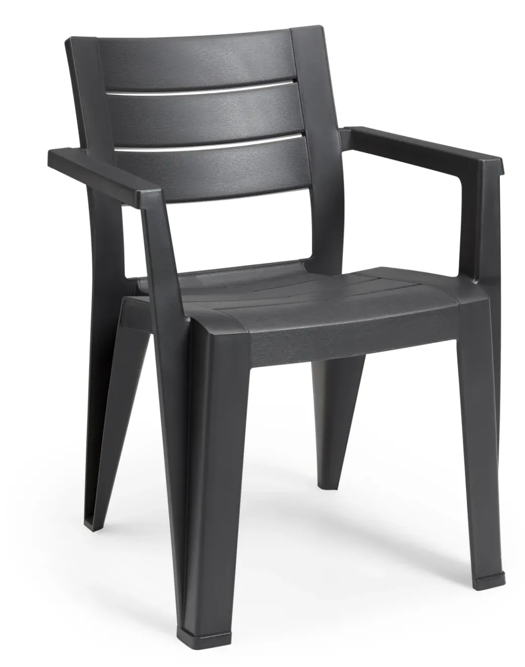 Brico Tuinstoelen-Keter Tuinstoel Julie Grafiet 61,5X58,5X79Cm