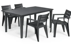 Brico Tuinstoelen-Keter Tuinstoel Julie Grafiet 61,5X58,5X79Cm