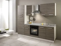 Keukenblok Sofia 250Cm Notenhout Bruin|Brico Sale
