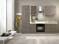 Keukenblok Sofia 250Cm Notenhout Bruin|Brico Sale