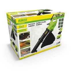 Kinzo Bladblazer - Met Opvangzak - 3000W - 3-In-1|Brico Clearance