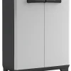 Kis Recycling Kast Split Premium Grijs 2X110L|Brico Outlet