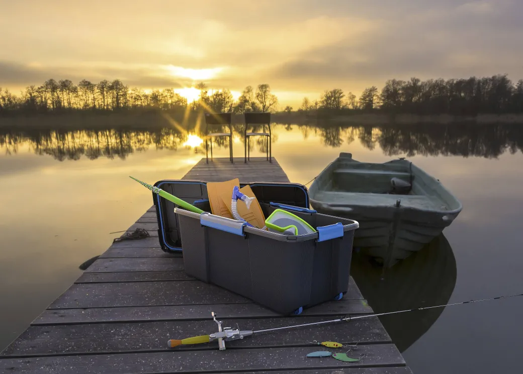 Kis Scuba Box L Zwart Blauw 80L|Brico Hot