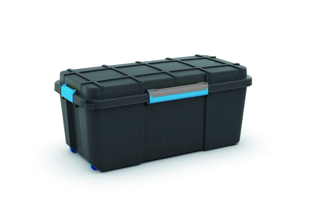 Kis Scuba Box L Zwart Blauw 80L|Brico Hot