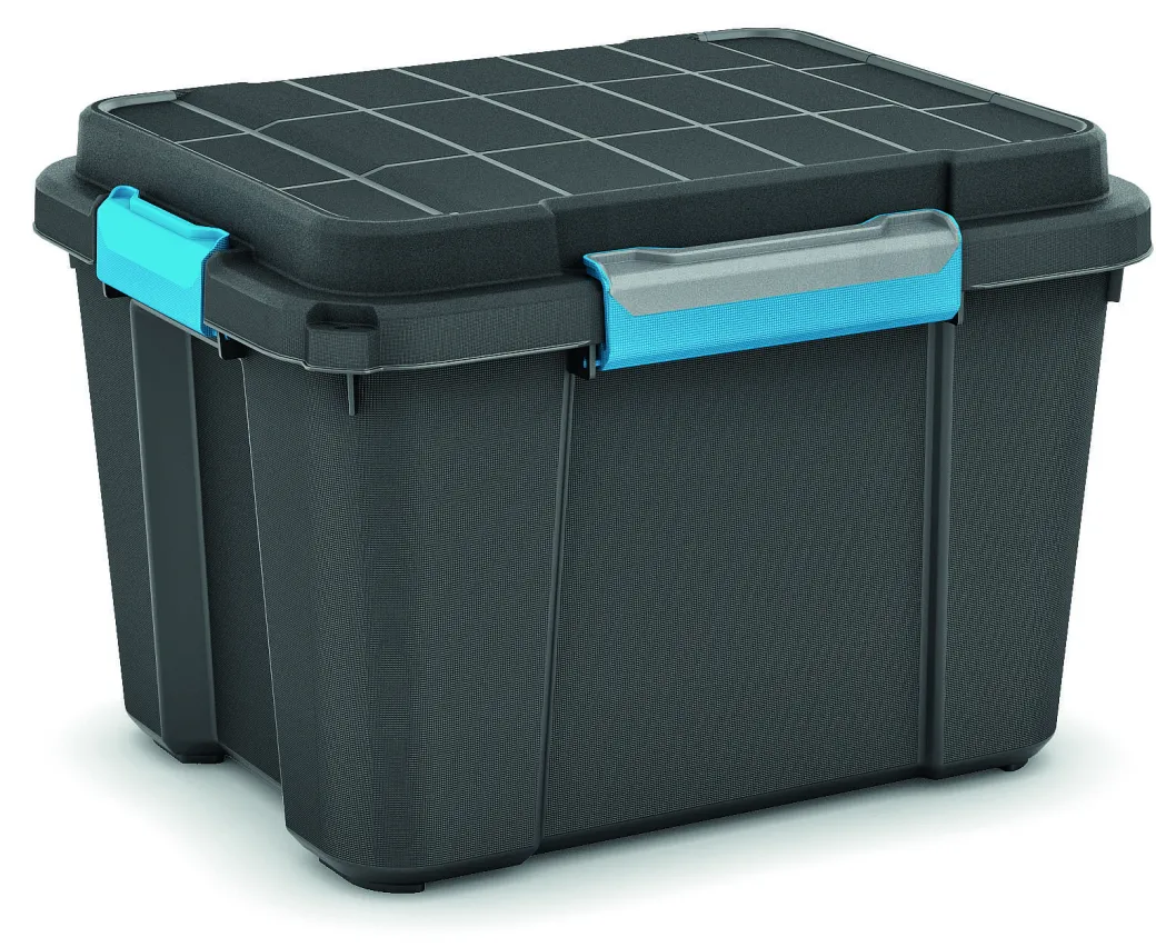 Kis Scuba Opbergbox M - 45L Zwart/Blauwe|Brico Online