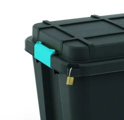 Kis Scuba Opbergbox M - 45L Zwart/Blauwe|Brico Online