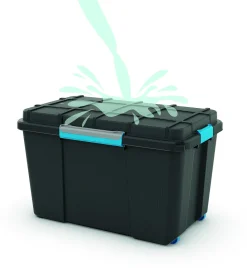Kis Scuba Opbergbox Xl 110L Zwart/Blauwe|Brico Online