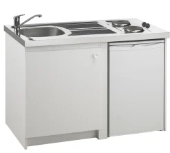 Kitchenette Eco Aanrecht Rvs 120X60X5Cm Met 2 Ingebouwde Kookplaten 2X1500W|Brico Clearance