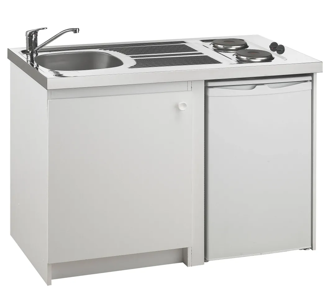 Kitchenette Eco Aanrecht Rvs 120X60X5Cm Met 2 Ingebouwde Kookplaten 2X1500W|Brico Clearance