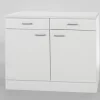 Klassik60 Onderkast 2 Deuren + 2 Laden 84,5X100X60 Cm|Brico Best