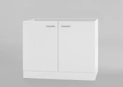 Klassik60 Spoeltafelkast 2 Deuren 82X100X60 Cm Excl Wastafel|Brico